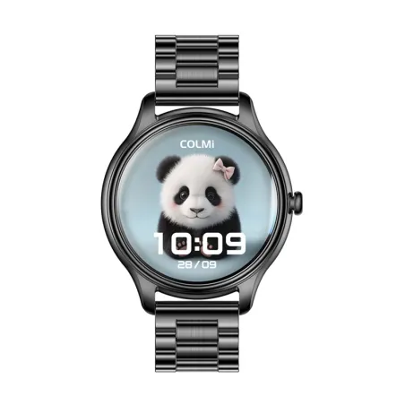 COLMI L28 Smart Watch (black + black steel strap)
